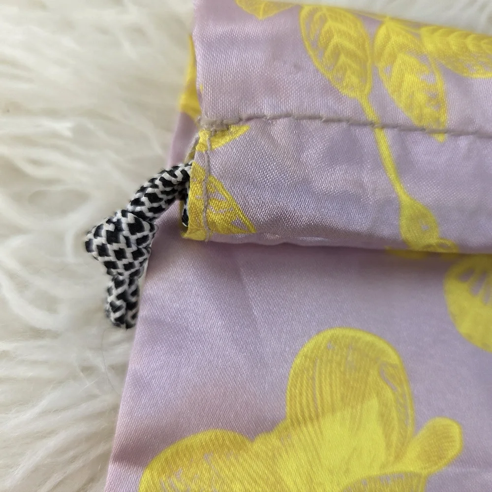 Ipsy Refreshments Glam Bag Medium Purple Floral Cosmetic Bag